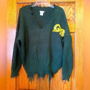 ONE OF A KIND Green Bay Packers Women's Green Sweater